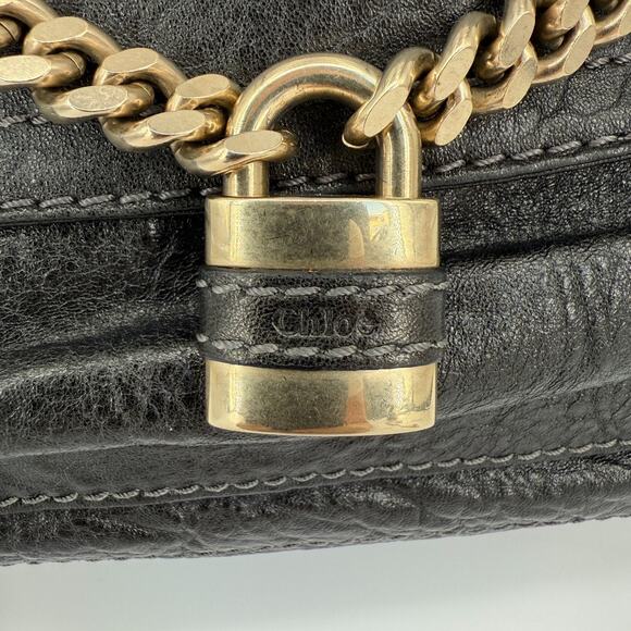 Y2K Chloe Paddington Bag Leather Working Padlock Crossbody Shoulder Authentic - Picture 4 of 16